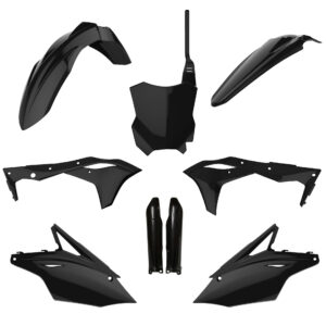Sada plastov Polisport Kawasaki KXF 250 17 - čierna