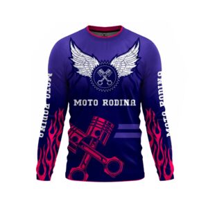 MX dres MOTO RODINA - OROL - fialový