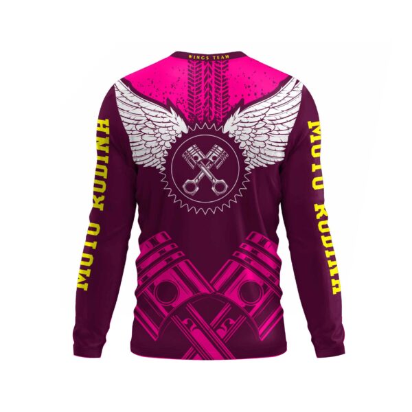 MX dres MOTO RODINA - PIEST - ružový - Image 2