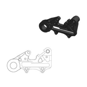 Adaptér brzdového kotúča zadného Moto-Master 220mm GasGas, Husqvarna, KTM