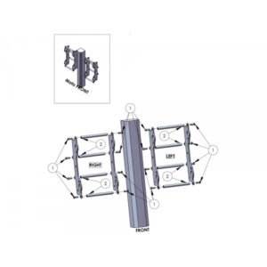 Výstuže chladičov ZAP TechniX GasGas EC 125-300 2007-2015